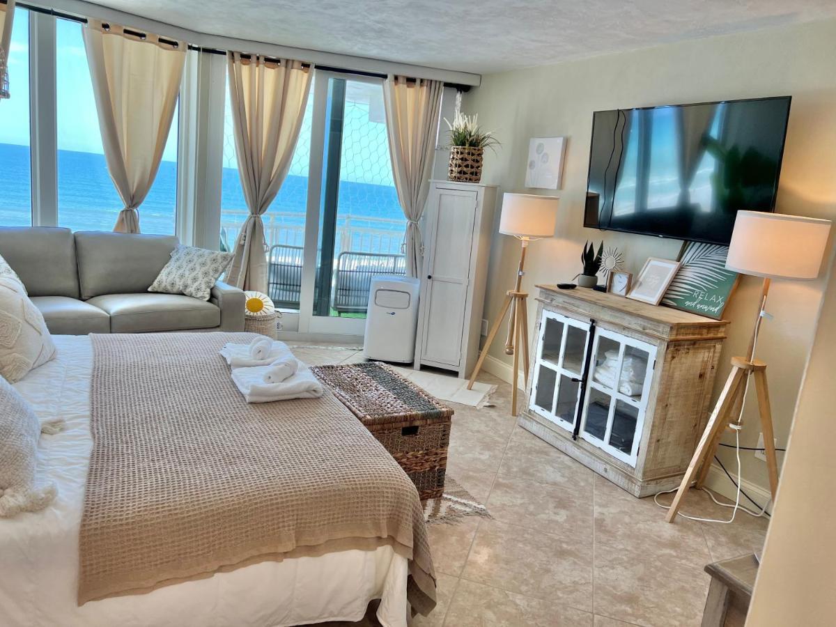 Beach Oasis 704 Lovely Daytona Ocean Front For 5 Sleeps Up To 12 Daytona Beach Esterno foto